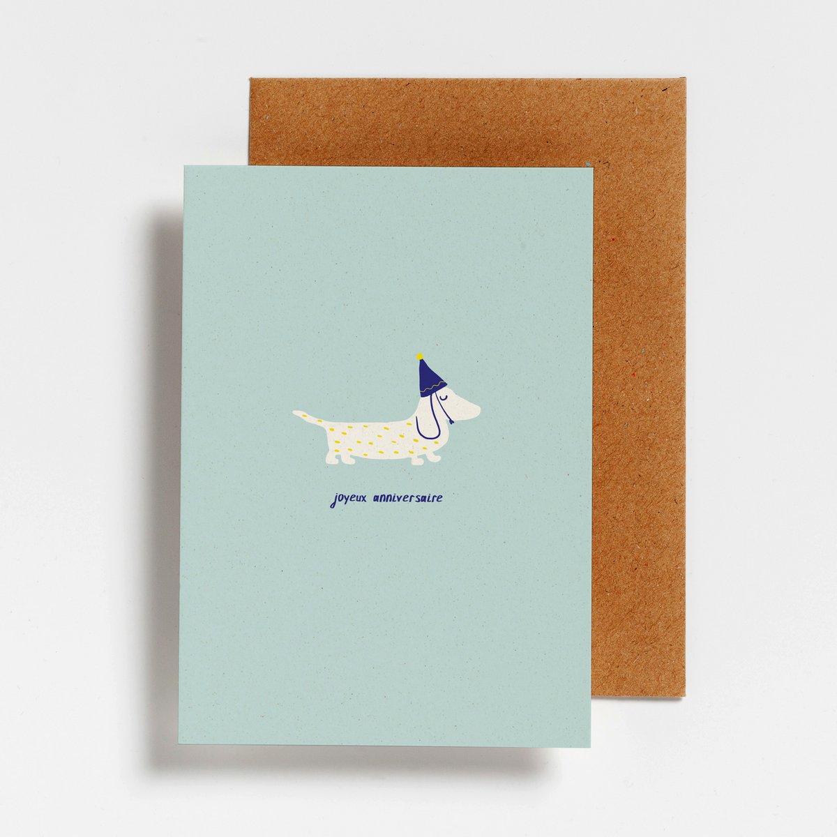 Carte postale | Joyeux anniversaire chien