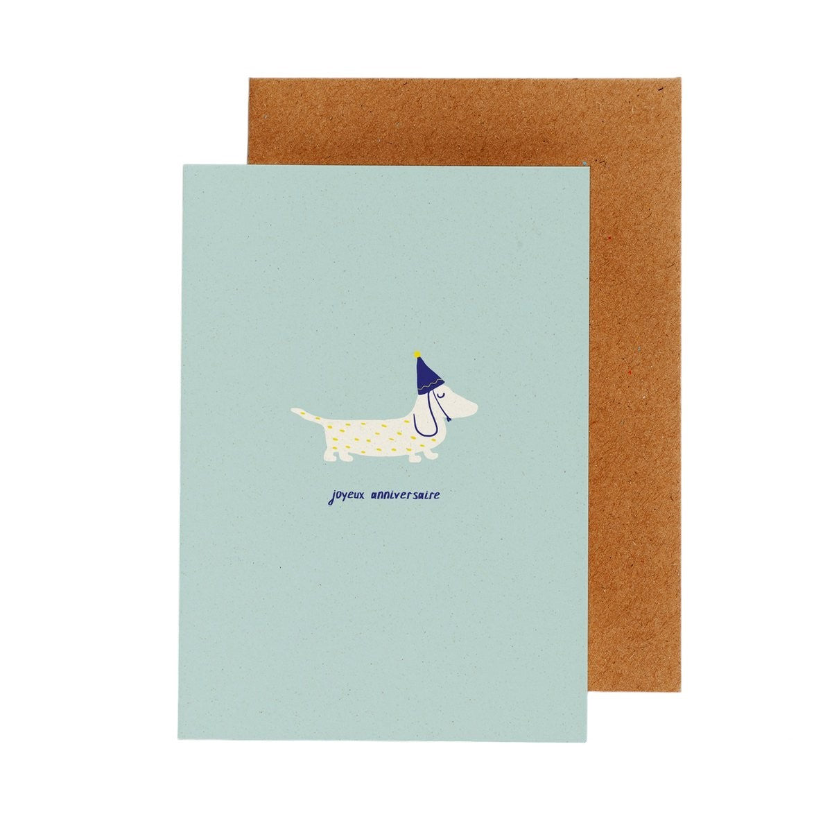 Carte postale | Joyeux anniversaire chien