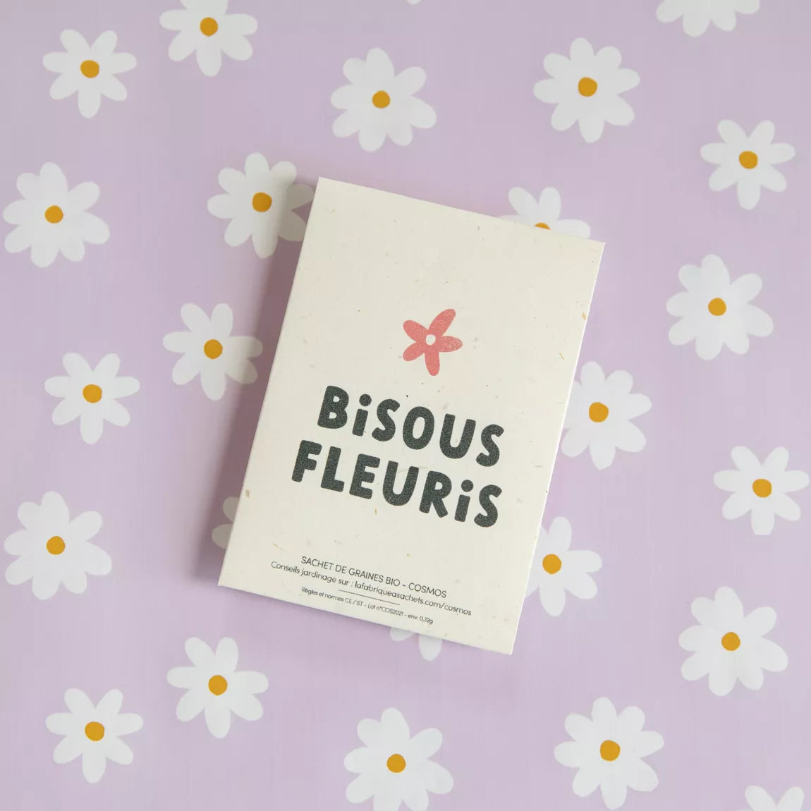 Sachet de graines à offrir | Bisous fleuris