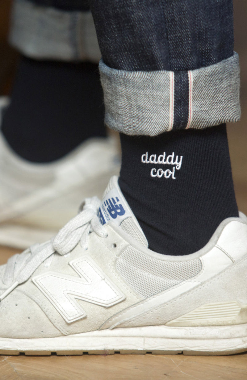 Chaussettes brodées | Daddy cool