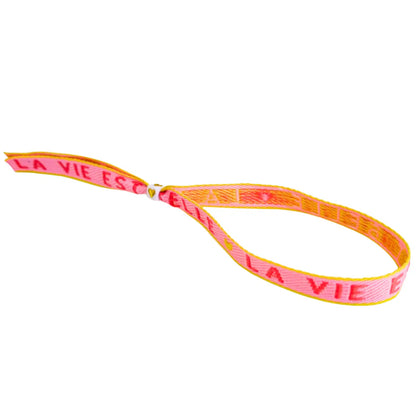 Bracelet ruban | Couleurs pastel