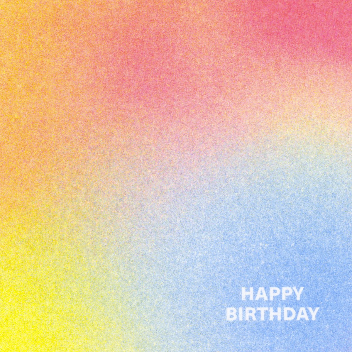 Carte postale | Happy birthday risographie