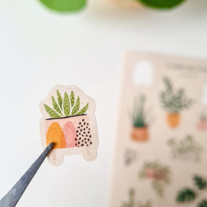 Planche de stickers | House plants