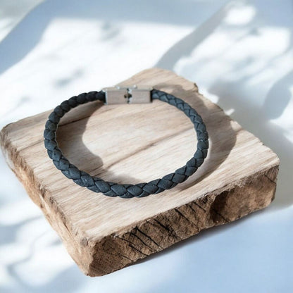 Bracelet en liège Terra | Noir