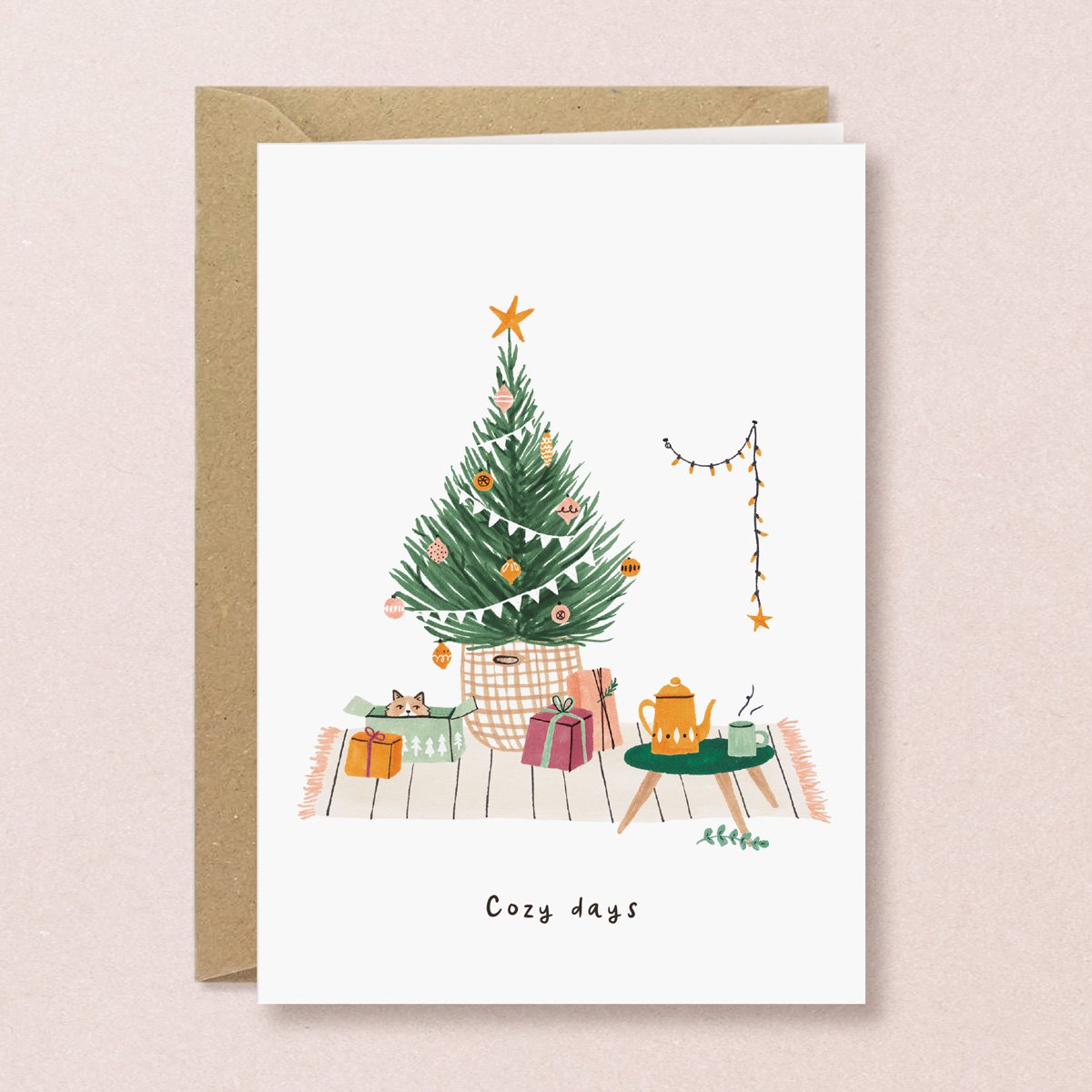 Carte de voeux | Cozy days chat