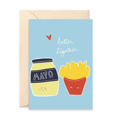 Carte postale | Mayo et frites