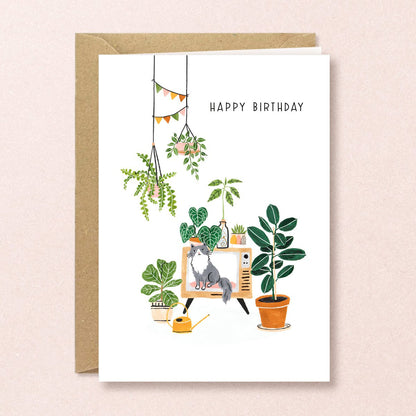 Carte postale | Happy birthday plants