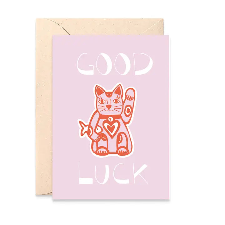 Carte postale | Good luck cat