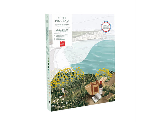 Coffret peinture au numéro | Picnic à Étretat