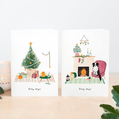 Carte de voeux | Cozy days chat