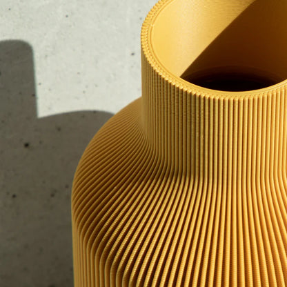 Vase Flasche | Jaune moutarde