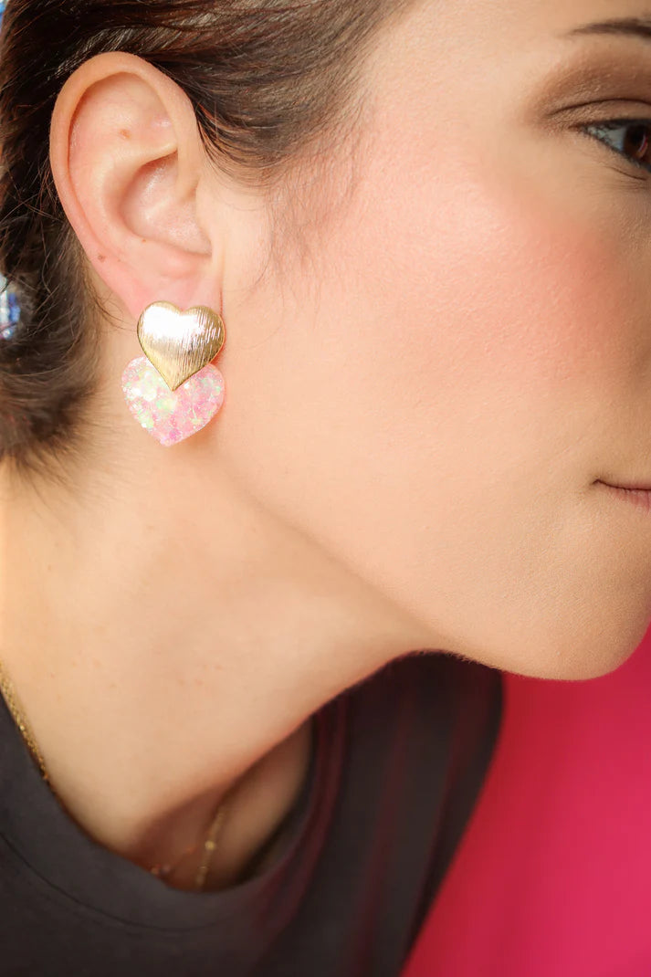 Boucles d’oreilles | Caroline rose holo