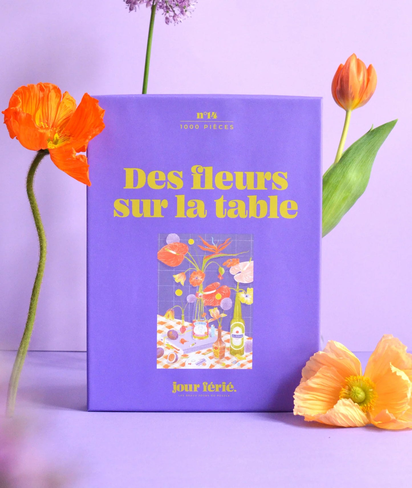 Puzzle 1000 pièces | Des fleurs sur la table