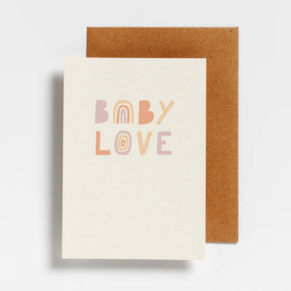 Carte postale | Rainbow baby love