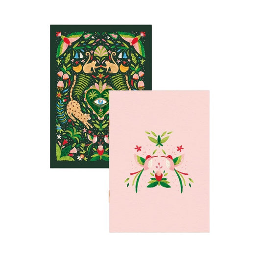 Duo de carnets | Green jungle