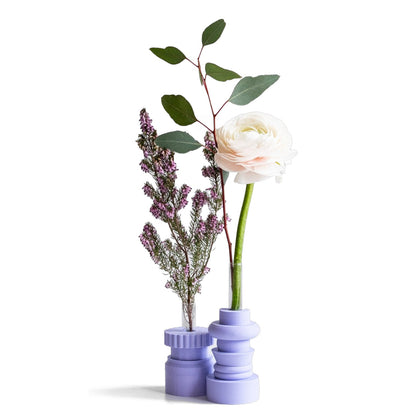 Duo de vases Totem | Lavande