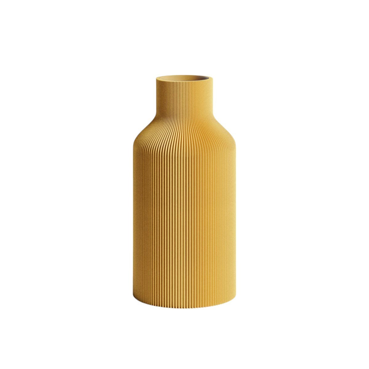 Vase Flasche | Jaune moutarde