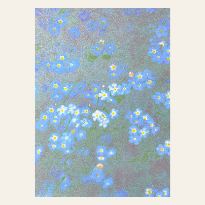 Carte postale | Myosotis risographie