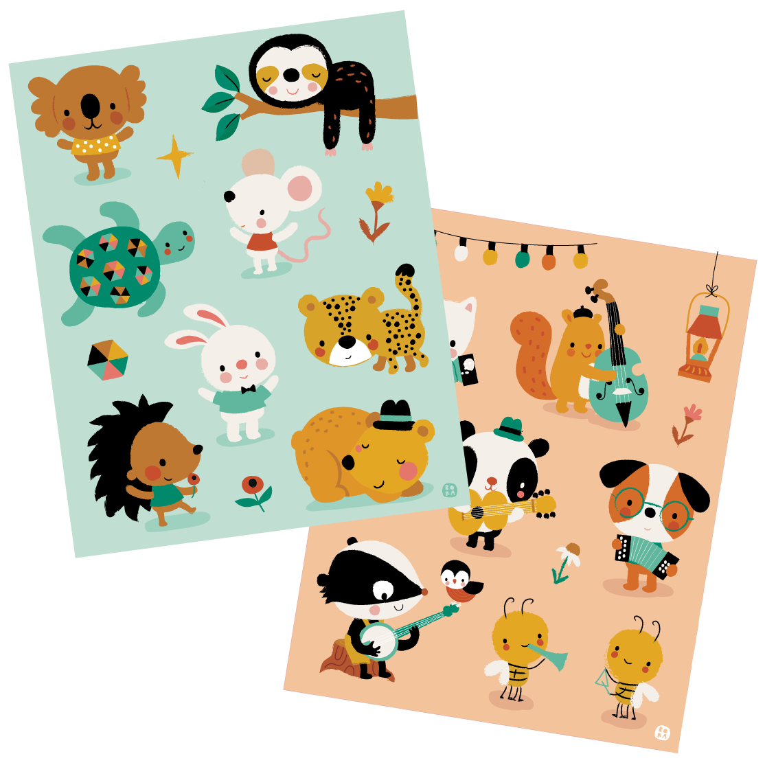 Stickers | Little mouse and friends