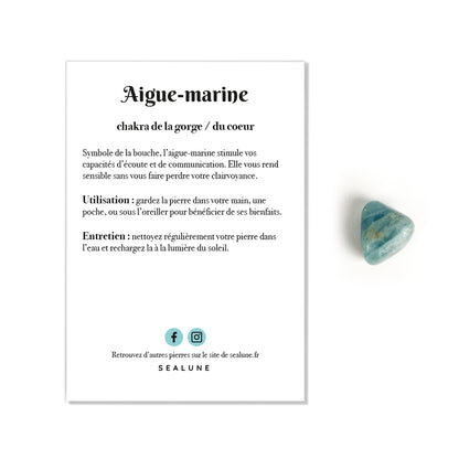 Pierre astro | Balance - Aigue-Marine