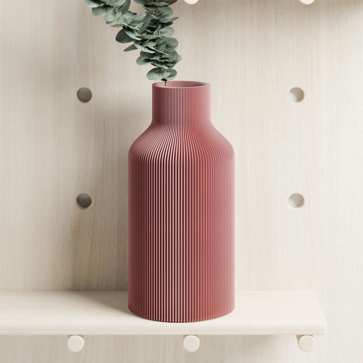 Vase Flasche | Vieux rose