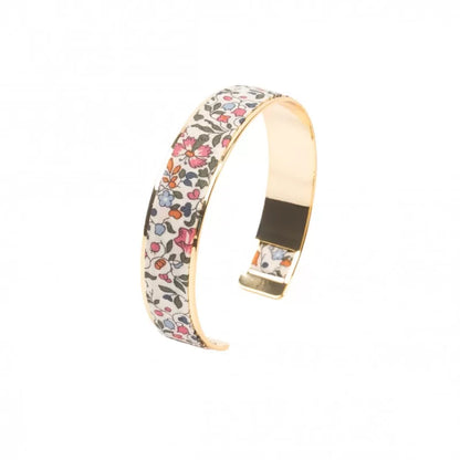 Bracelet laiton doré | Liberty Katie & Millie vanille ambre