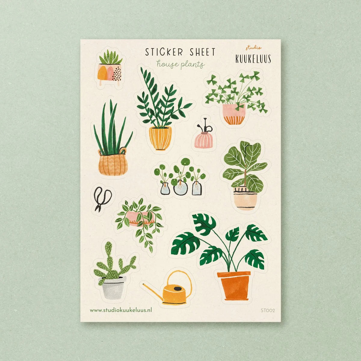 Planche de stickers | House plants