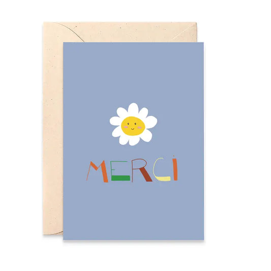 Carte postale | Merci flower