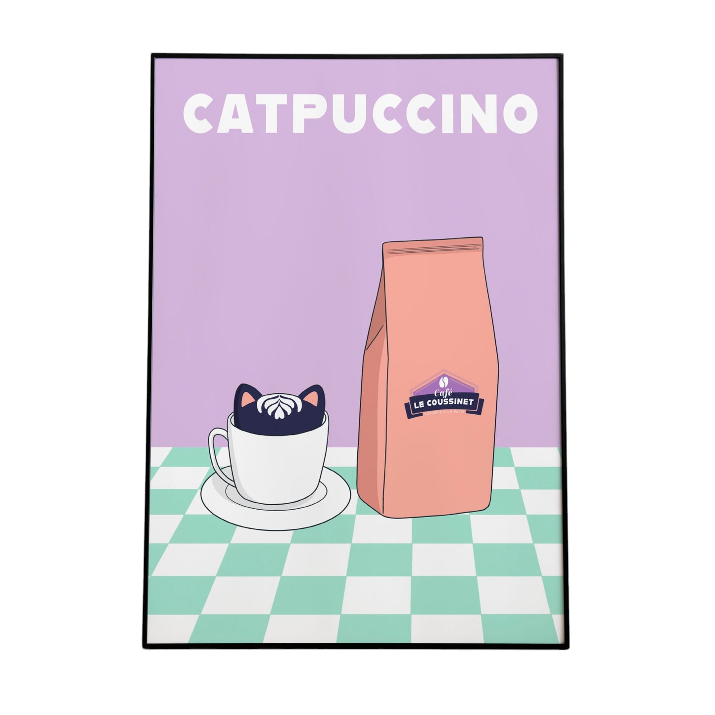 Affiche | Catpuccino