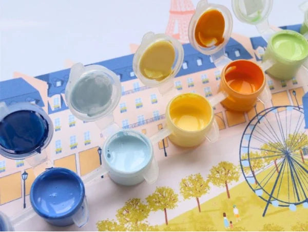 Coffret peinture au numéro | Un printemps à Paris