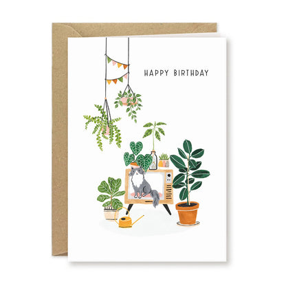 Carte postale | Happy birthday plants