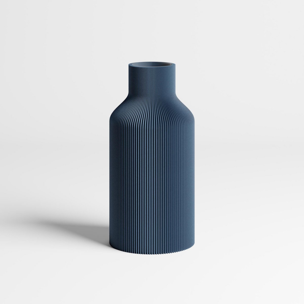 Vase Flasche | Bleu