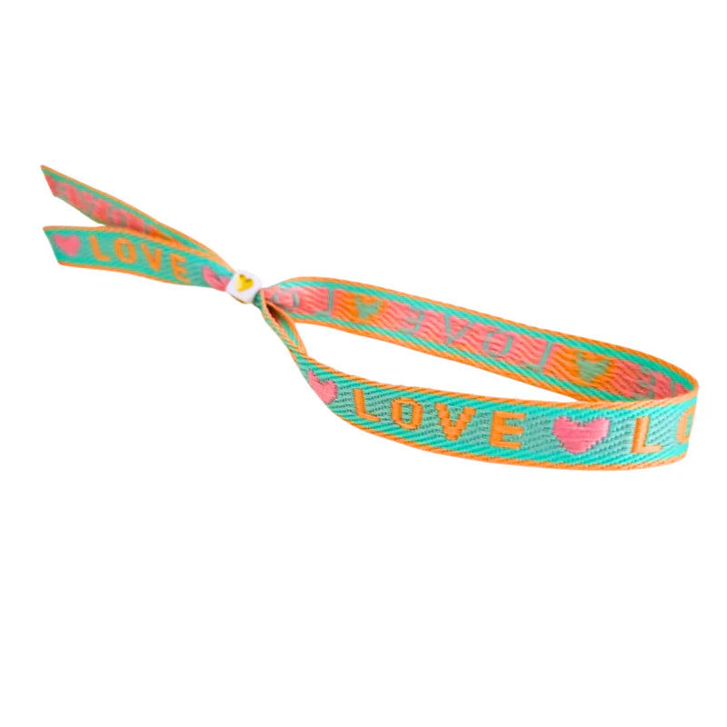 Bracelet ruban | Couleurs pastel