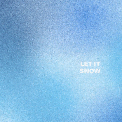 Carte de voeux | Let it snow risographie