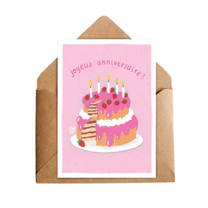 Carte postale | Layer cake d’anniversaire