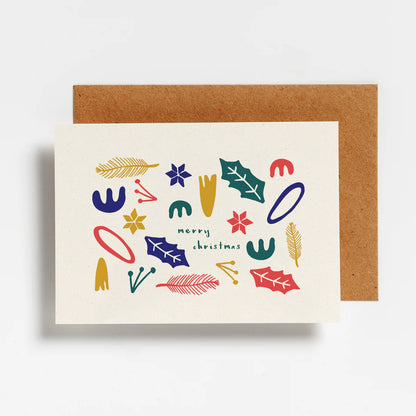 Carte de voeux | Merry Christmas plants