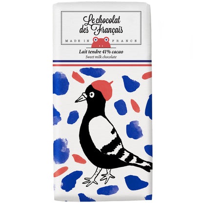 Tablette de chocolat | Lait tendre 41% | L'oiseau