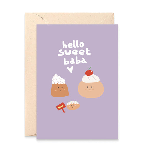 Carte postale | Hello sweet baba