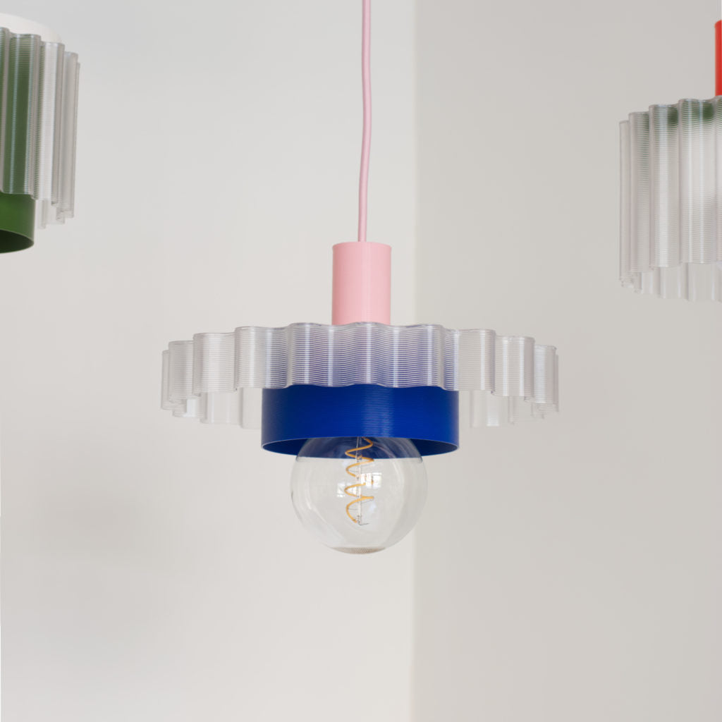 Lampe Gigi | Bleu et rose